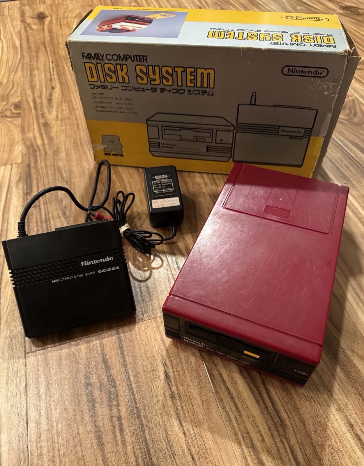 Nintendo Famicom Disk System HVC-022 In RARE Box NEW BELT AC Adapter US Seller