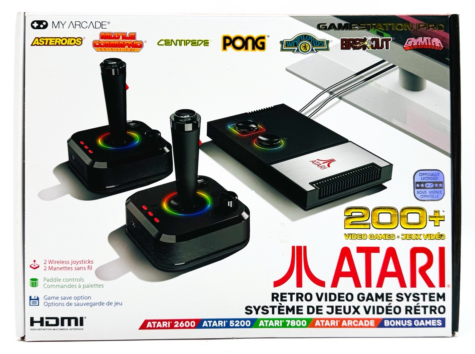 My Arcade Atari Game Station Pro Retro Video Game Console Atari 2600/5200/7800