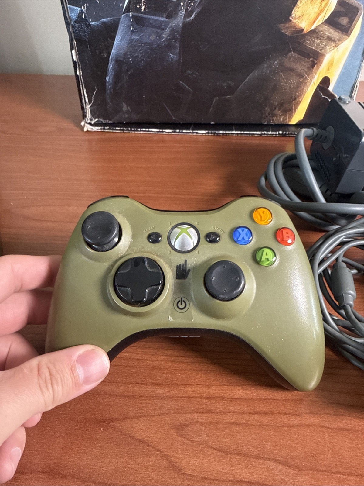 Microsoft Xbox 360 Halo 3 Edition Console Green W Controller Complete In Box