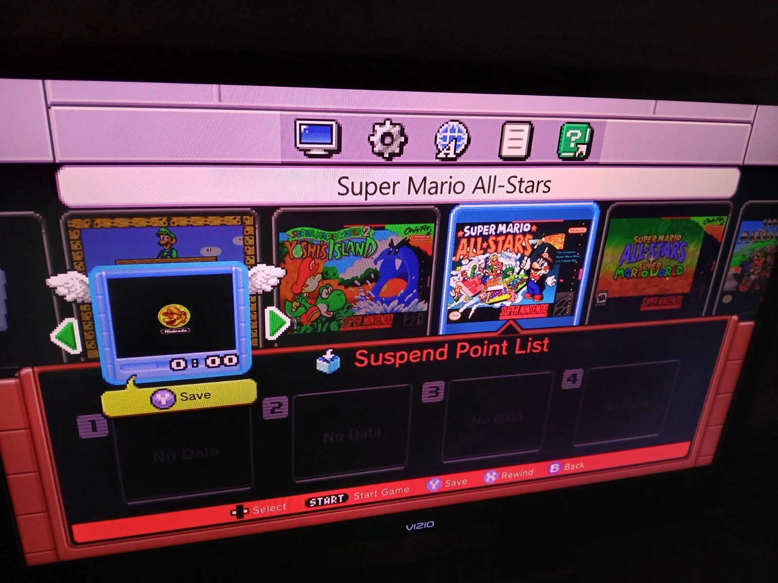 Authentic SNES Super Nintendo Classic Mini Clv-201 w/full Snes library