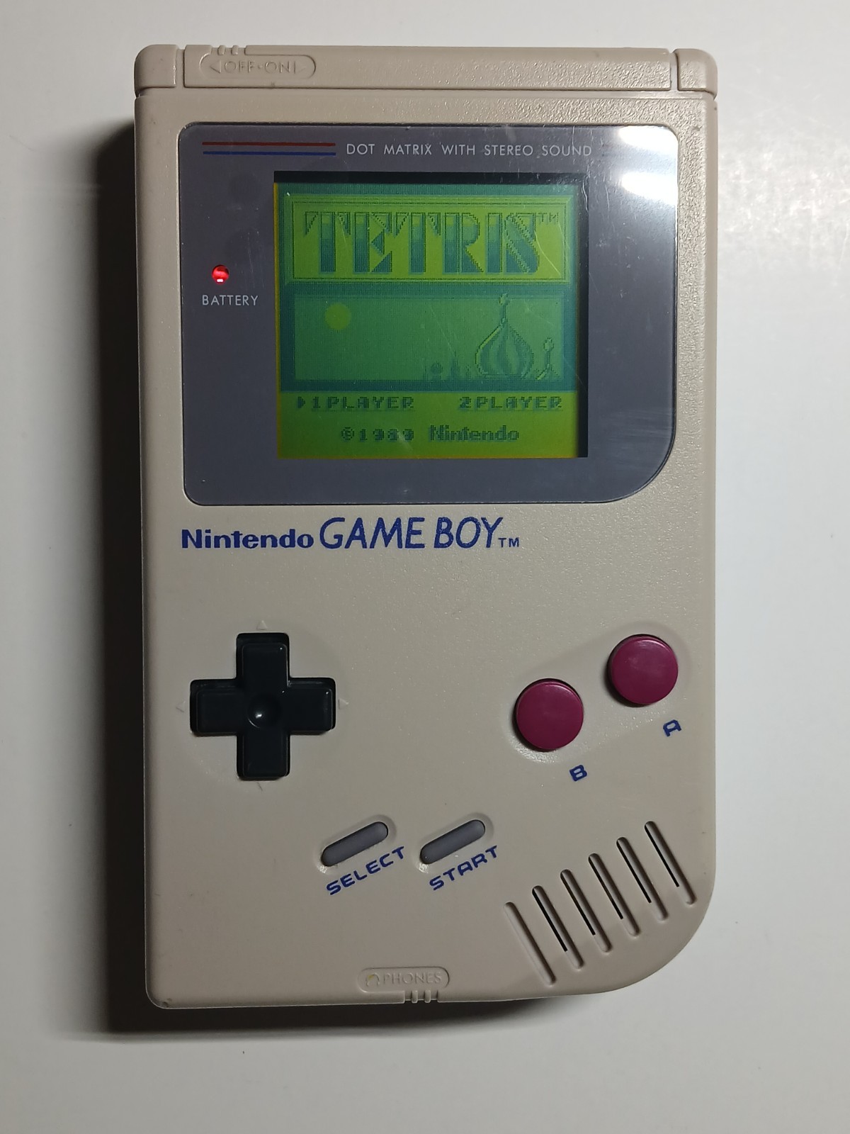 Nintendo Game Boy DMG-01 Gray original Cleaned Brand new lens slight yellowing