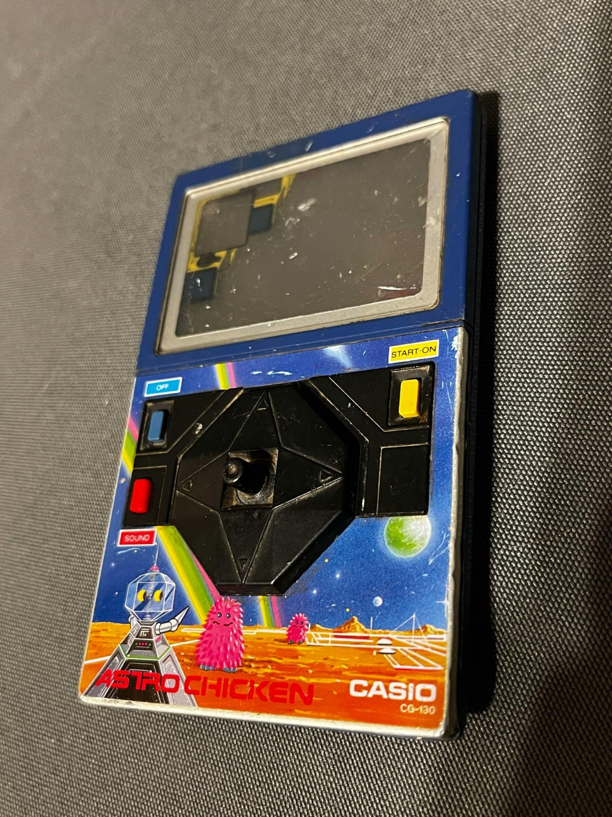 Casio Astro Chicken CG-130 Electronic Handheld Game 1984 For Parts Only Rare