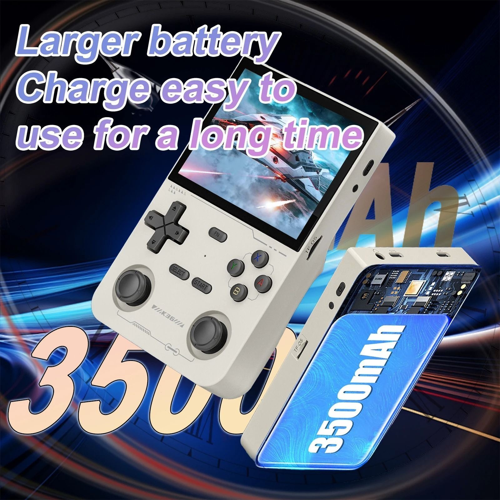 K36 Handheld Game Console 3 5 Inch IPS 64GB Retro Emulator Video Game Player