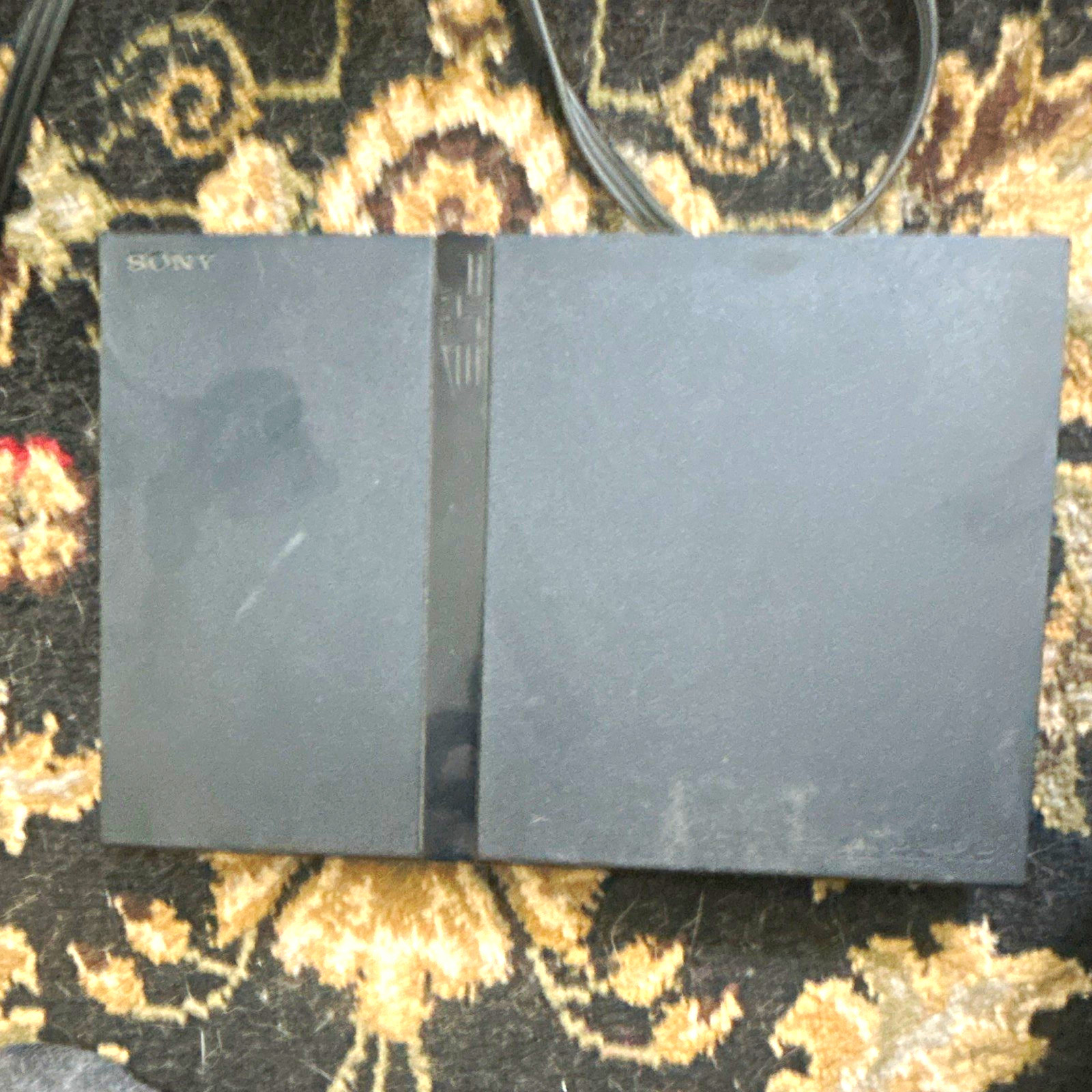 Sony PlayStation 2 Slim PS2 Console Black DVD NTSC-U/C w/ AV Cable SCPH-70012