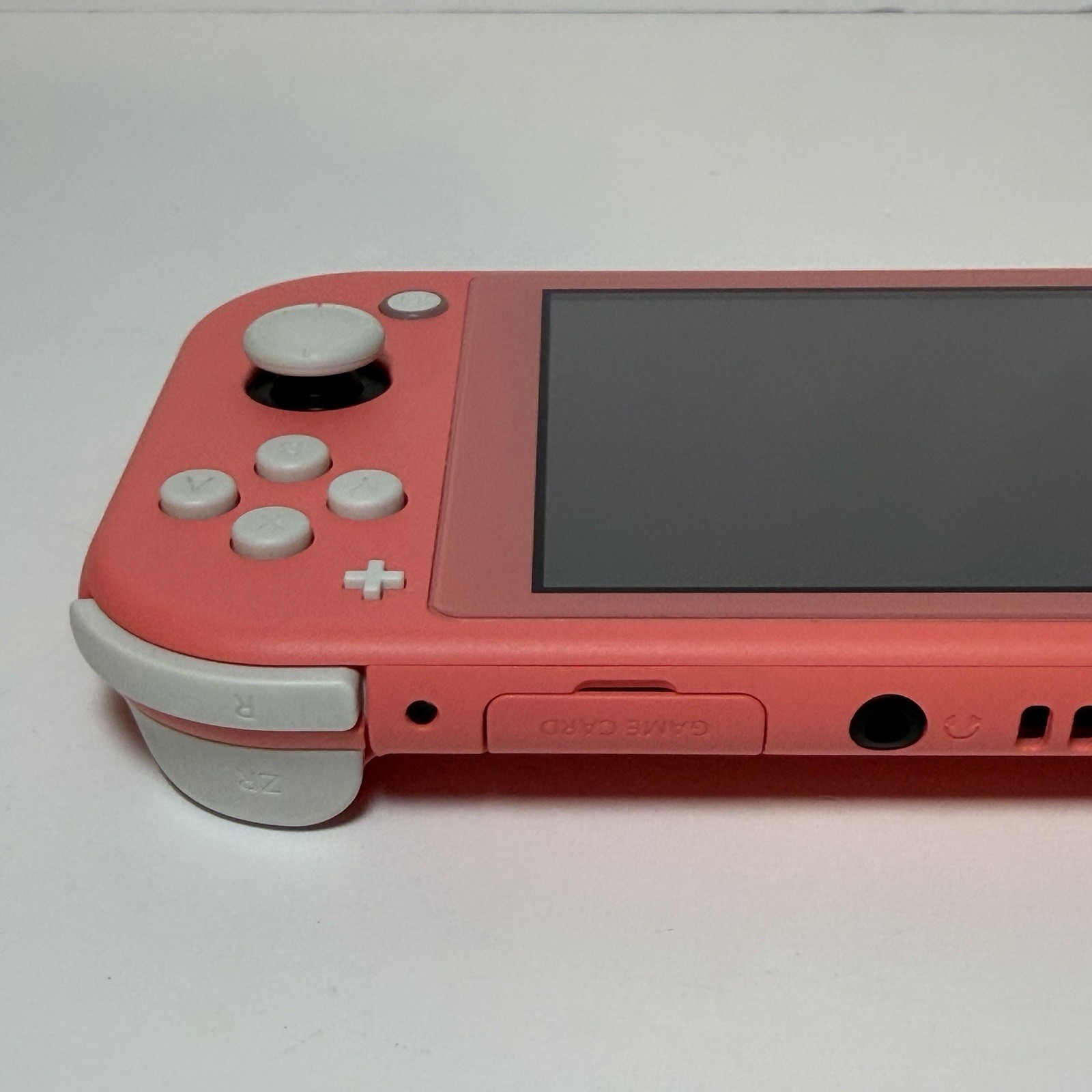 Nintendo Switch Lite Handheld Console Coral Plastic Hard Case Zipper Case Works