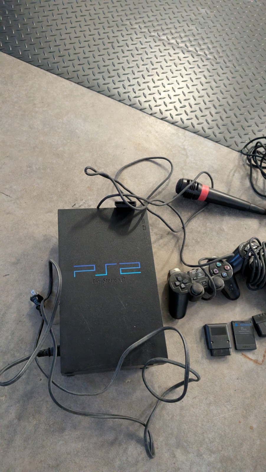 Sony PlayStation 2 PS2 Console Bundle 2 Games NTSC (US/Canada) – Tested Work
