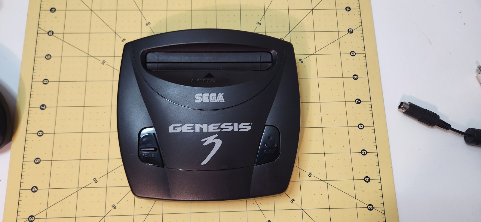 SEGA Genesis 3 Console Cleaned, Tested, and Working OEM RF, Adapter & Controller