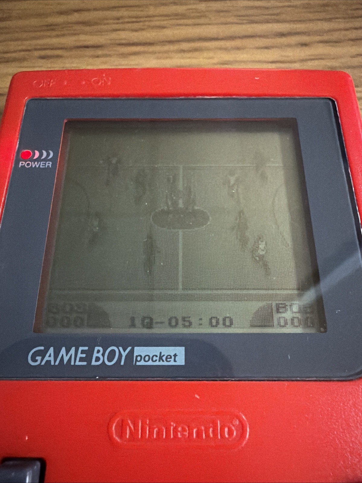 Nintendo Game Boy Pocket Red Console (MGB-001) Authentic Tested & Works W/ Game