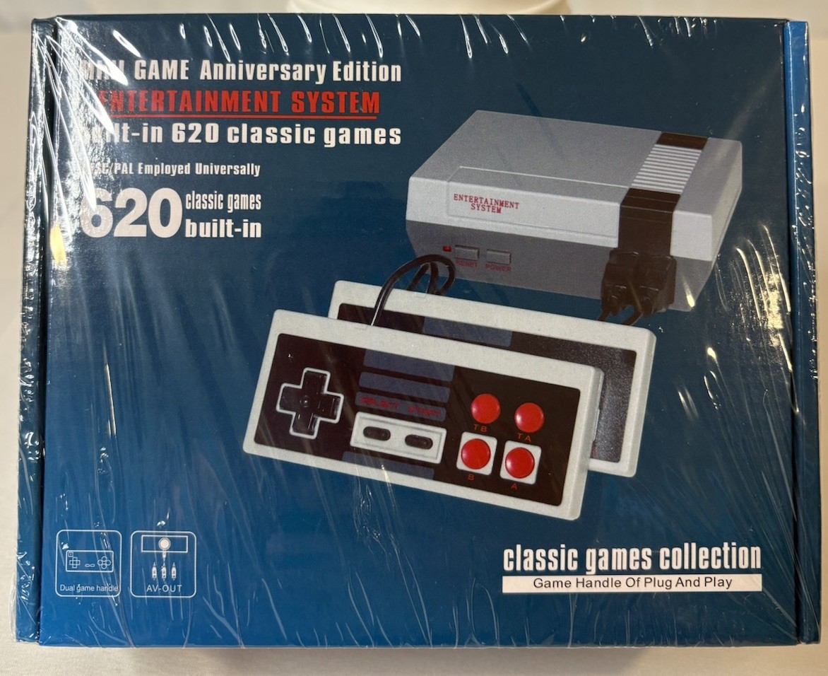 Mini Game Anniversary Edition Entertainment System 620 Built-In Games New Sealed