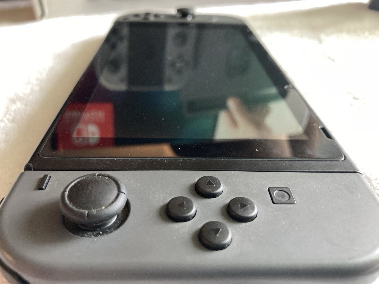 Nintendo Switch -HAC-001- Unpatched + 120 GB SD Card, Dock, Power, Box, 3 Joycon