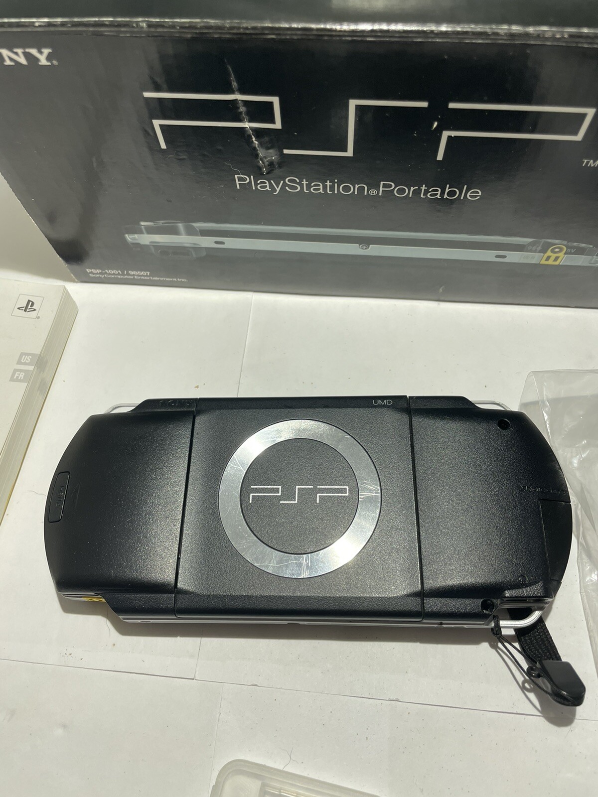 Sony PSP 1000 Black Handheld Console! In Box! Paperwork! Charger! READ!
