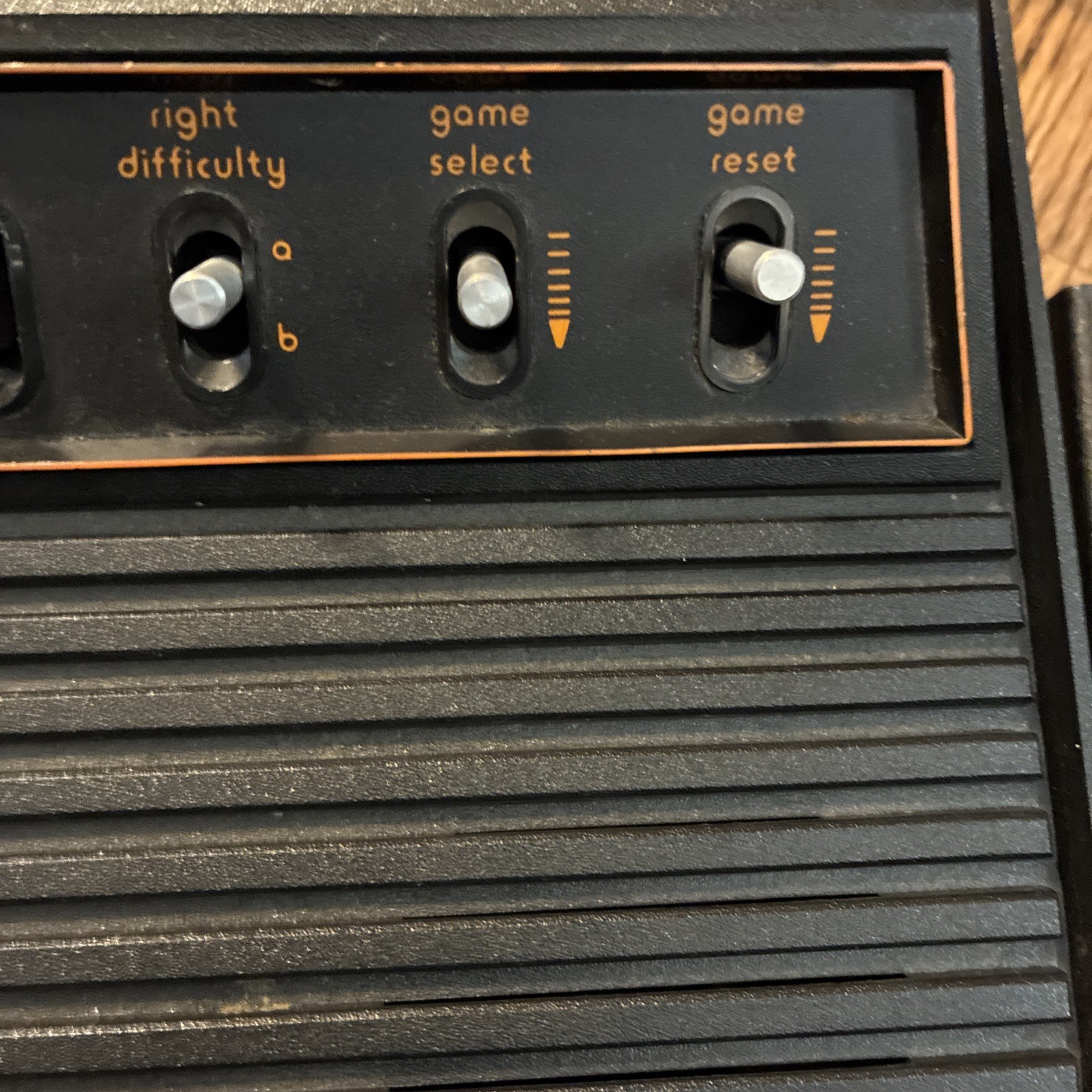 Atari CX 2600 System 6 Switch WORKS Console 2 Games 1 Joystick OEM plug paddles
