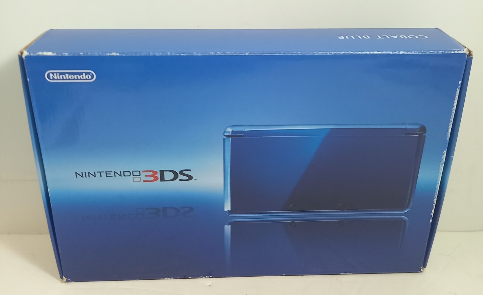 Nintendo 3DS Game Console Covalt Blue color W/ Charger Box Instruction SD card