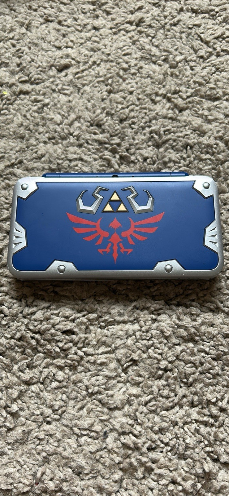 Nintendo New 2DS XL Zelda Hylian Shield Edition Handheld Console JAN-001 Tested