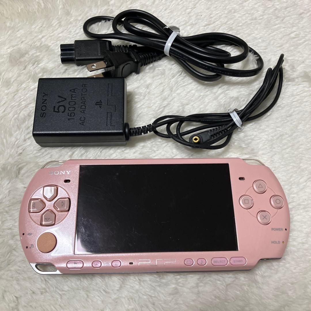 PSP Blossom Pink 3000 ZP Console only Sony PlayStation Portable from japan USED