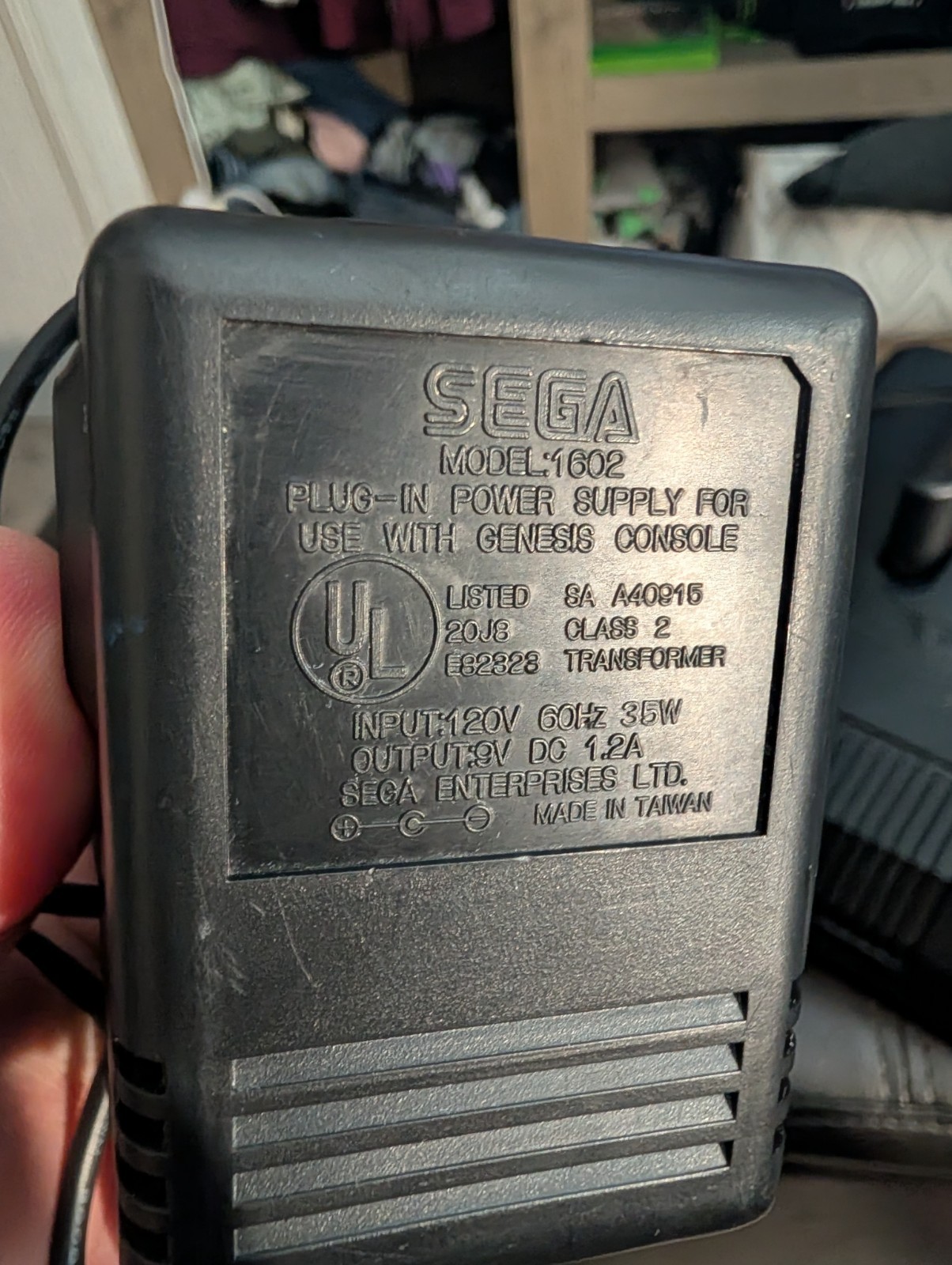 Sega Genesis Model 1601 16 Bit Console Bundle 2 Gamepads, 1 Game, Tested, OEM