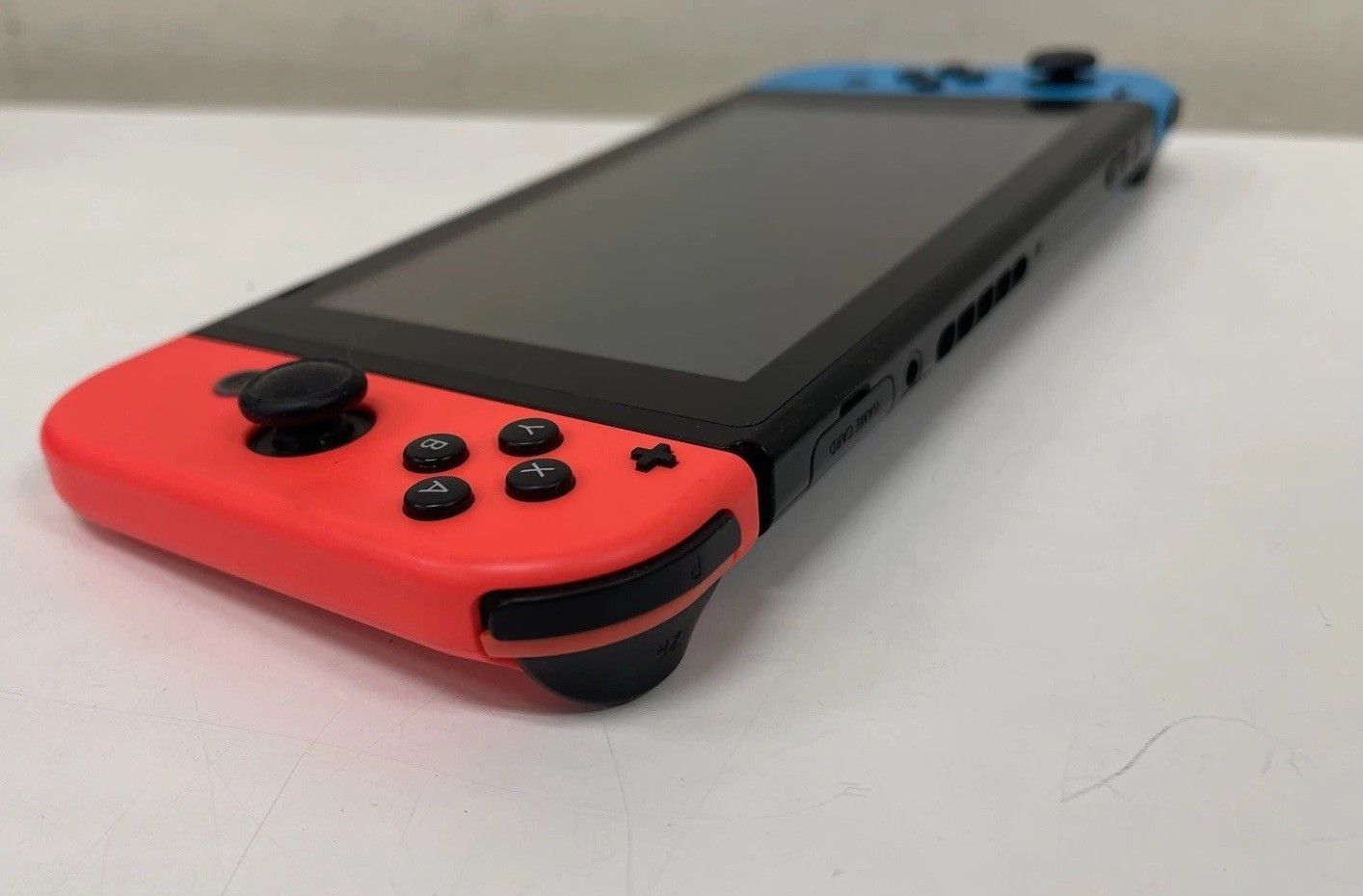 Nintendo Switch Handheld Console – Neon Blue Red JoyCons – Excellent Condition