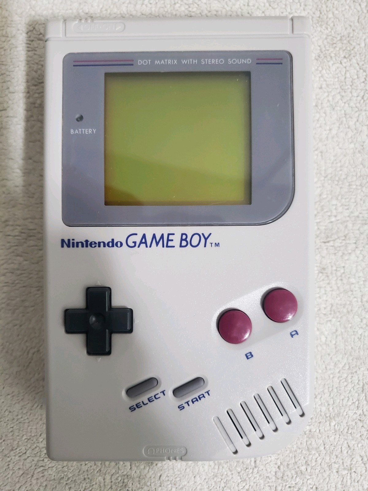💥Nintendo Gameboy DMG-01 Original Grey with Box And Acrylic Case💥