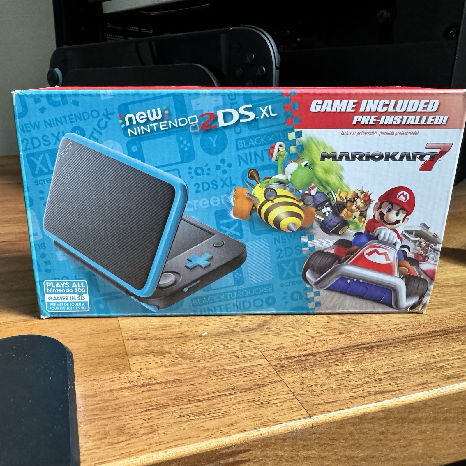 Nintendo 2DS XL (Turquoise/Black) JAN-001 (USA) W Charger & Stylus Lightly Used