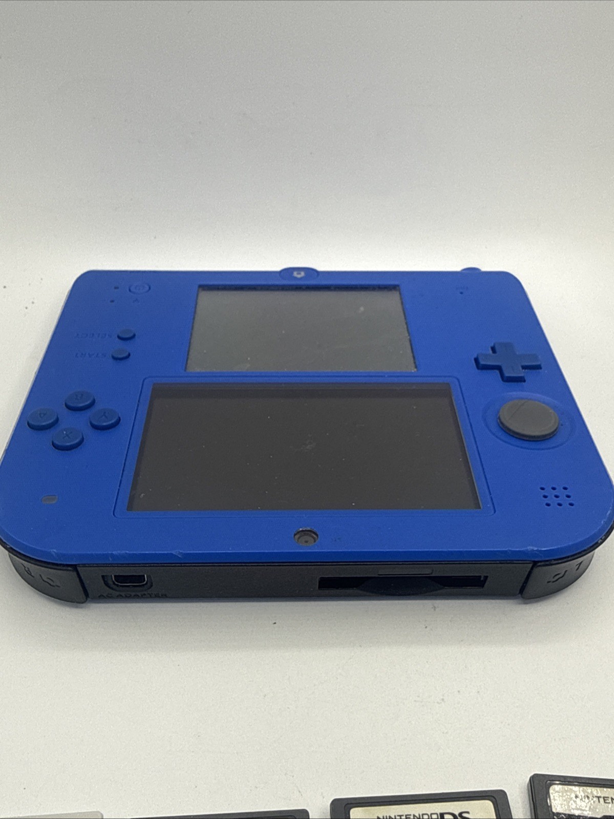 Nintendo 2DS Blue Bundle Game, 4GB Memory Card, Charger, Stylus, 5 Games