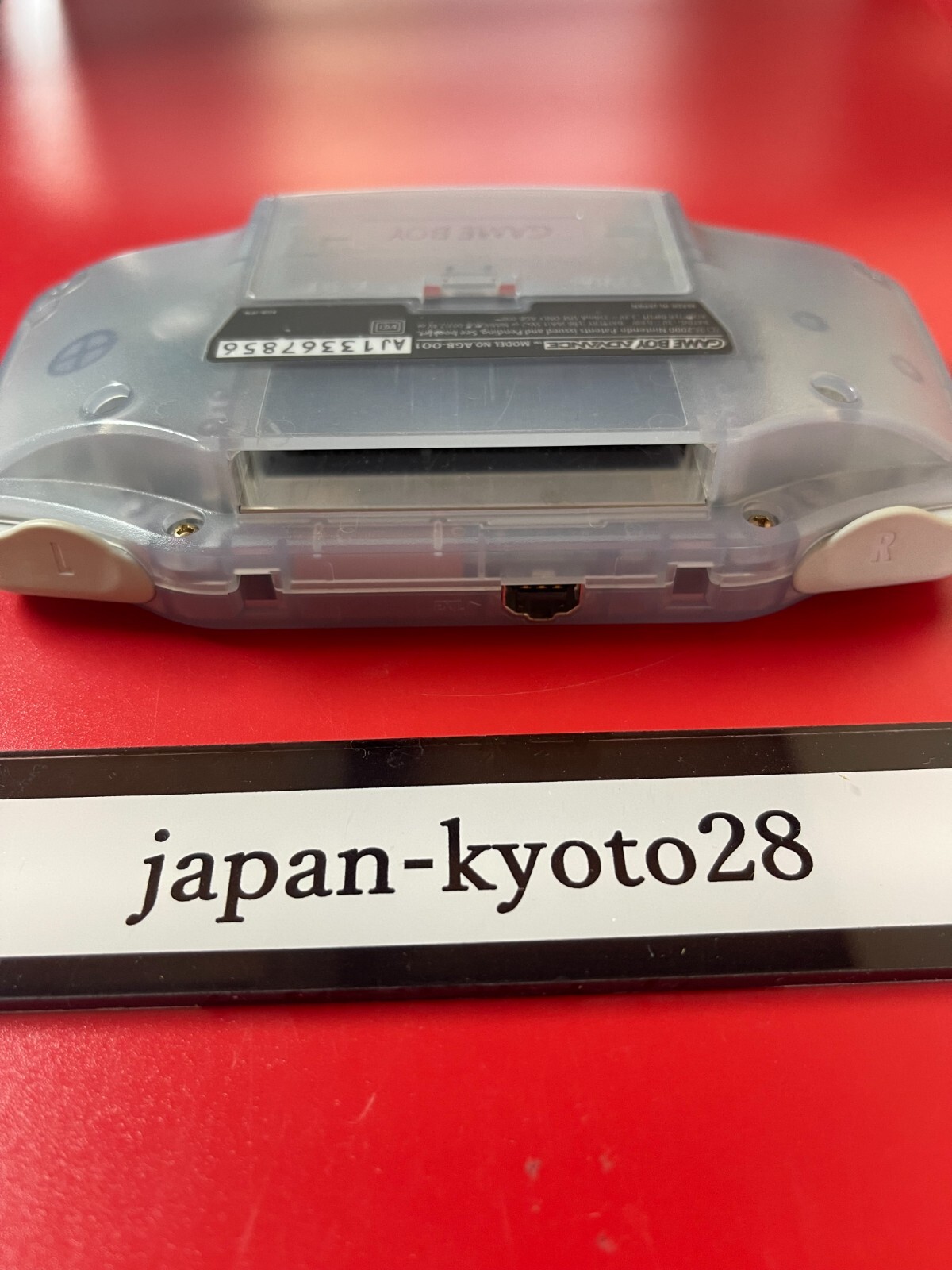 Nintendo Gameboy Advance console AGB-001 Milky Blue GBA from Japan