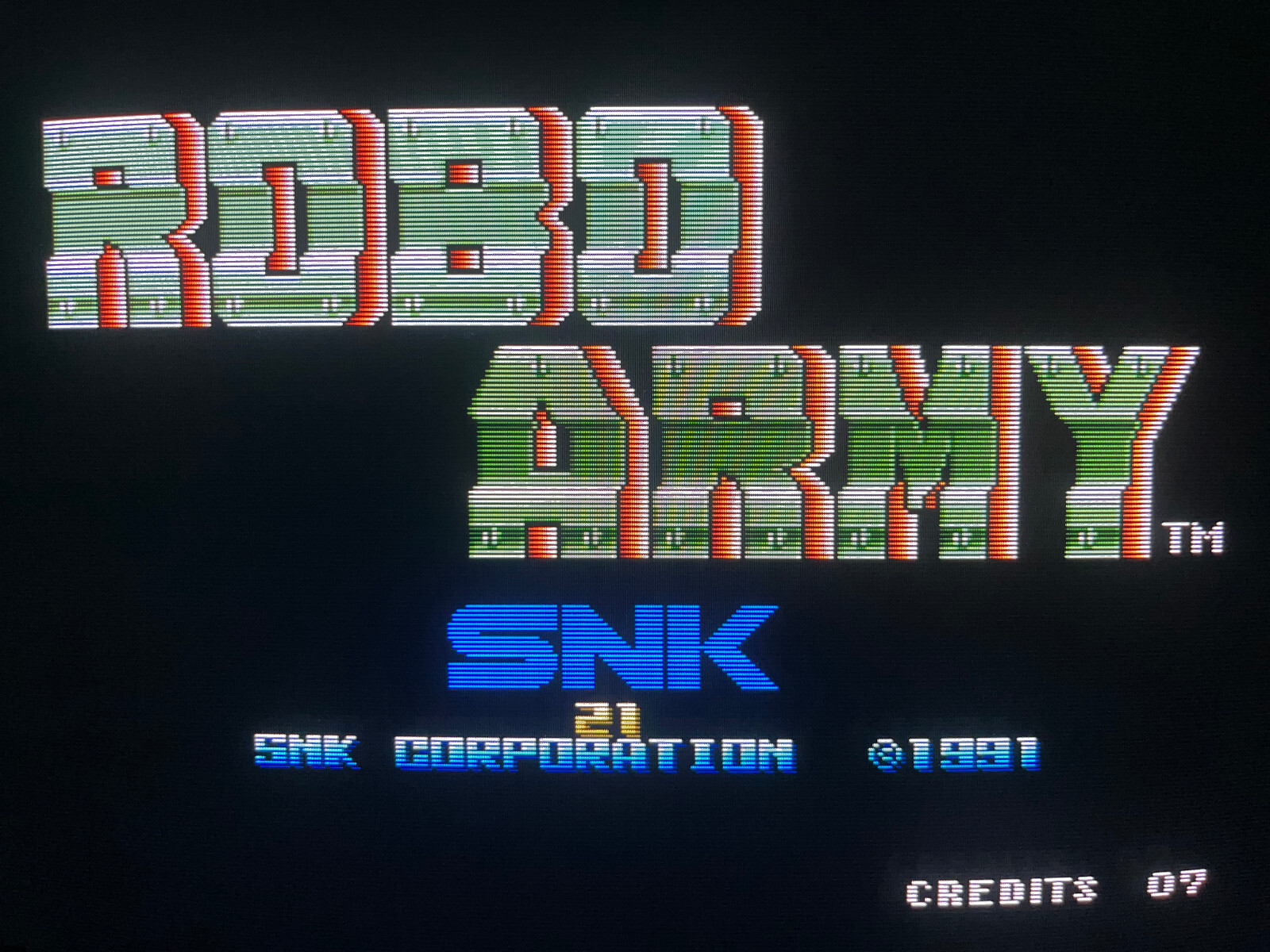 Robo Army SNK Neo Geo MVS Arcade Cartridge Japan