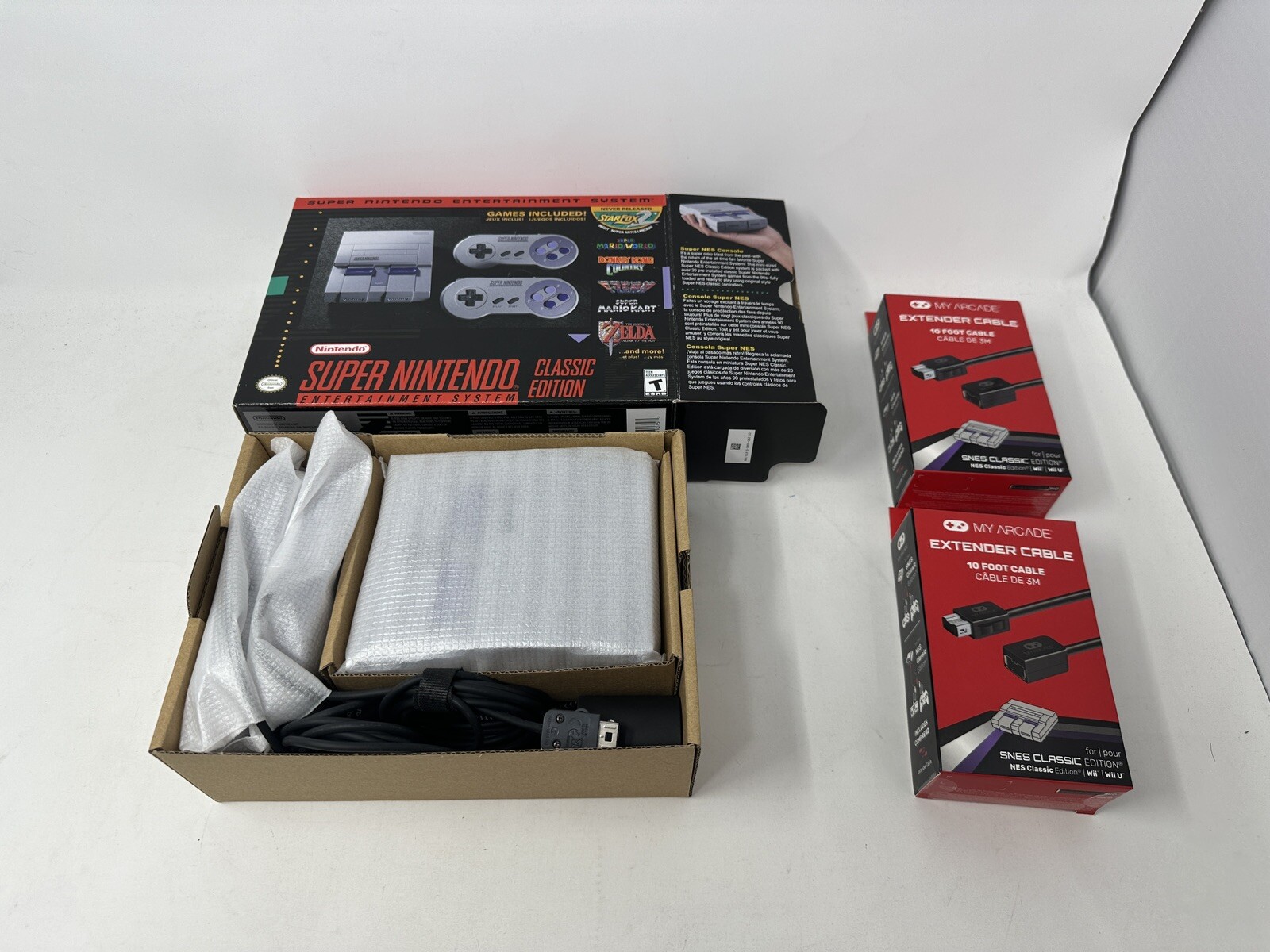Authentic SNES Super Nintendo Classic Mini Super Entertainment System 21 Games