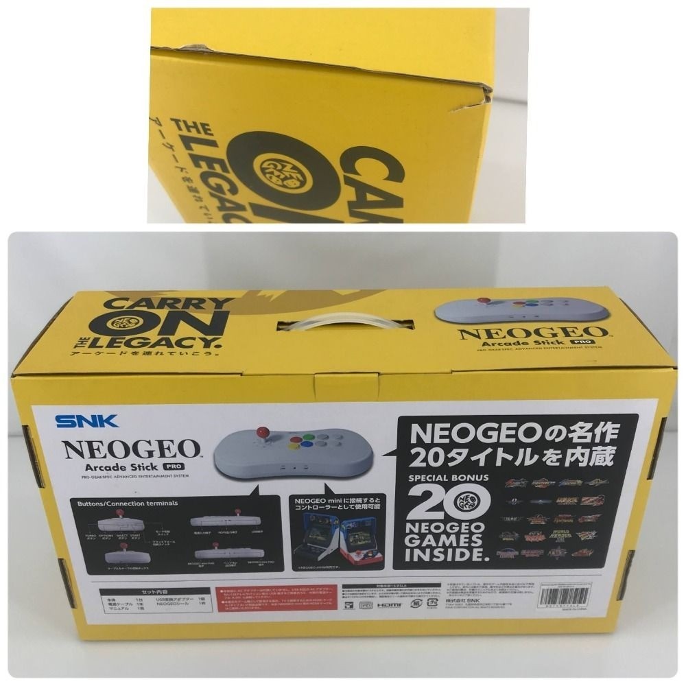 NEO GEO Arcade Stick Pro Controller 20 built-in fighting games Hobby Toy SNK