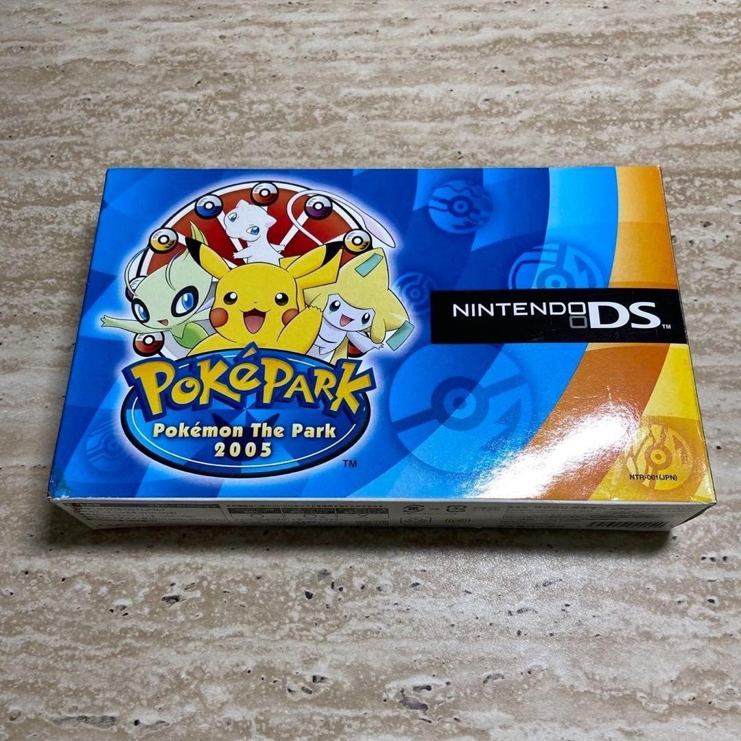 Nintendo DS PokePark 2005 Pokemon Center Limited Edition Blue CIB Rare 6992