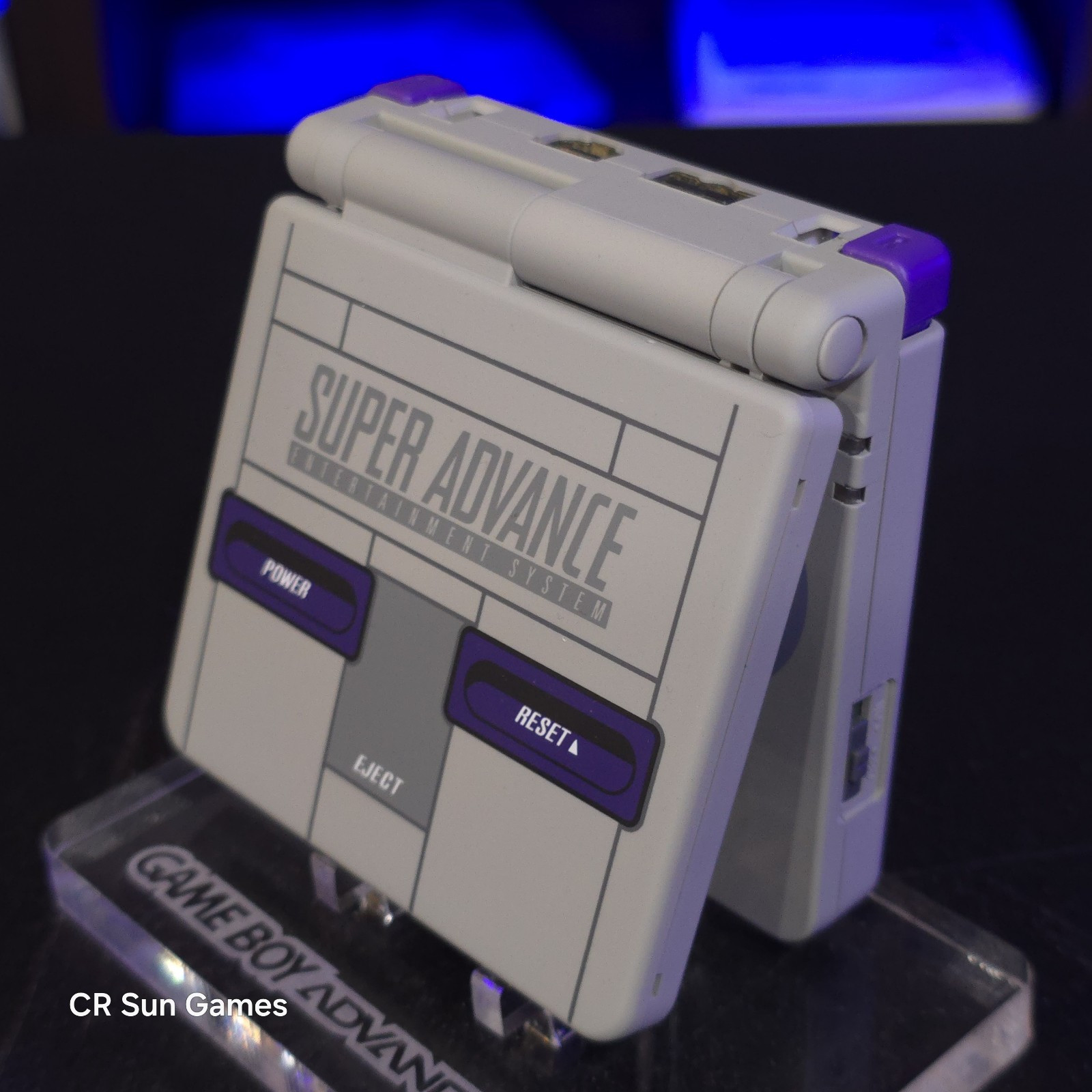 Super Nintendo SNES Game Boy Advance SP GBA SP IPS Screen Mod Brightness Control