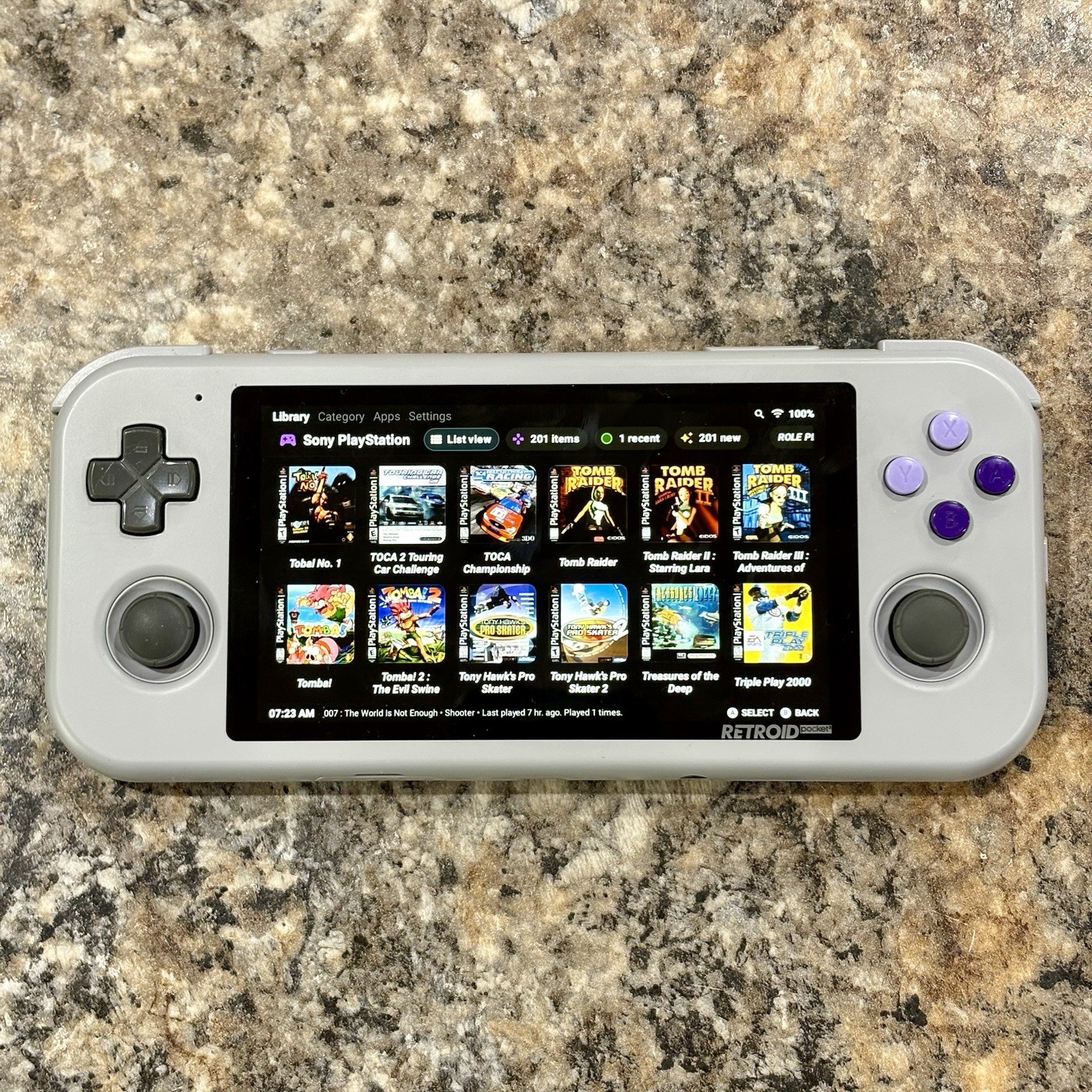 Retroid Pocket 3+ Plus & Grip, Gaming Handheld, 128GB + 64GB Card, Ready To Play