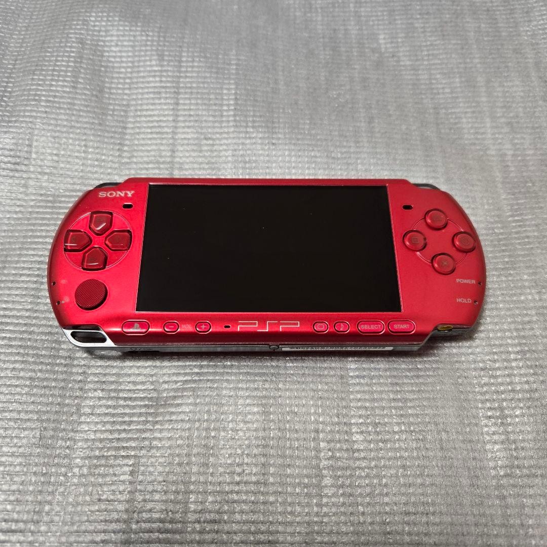 Sony PSP-3000 Radiant Red Console Tested Working Region Free Box Manual