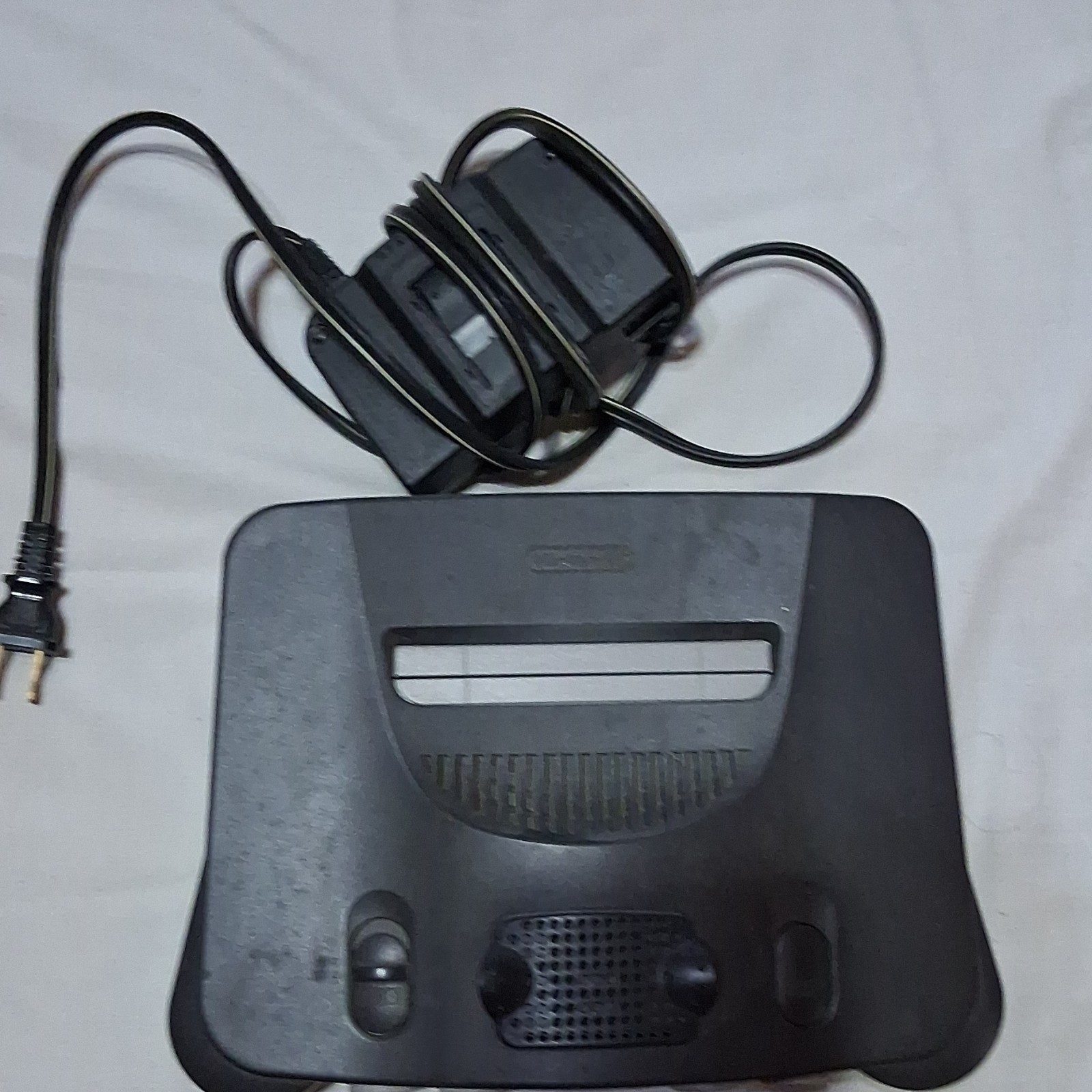 Nintendo 64 Black Multiplayer Console Composite RCA with Power Adapter