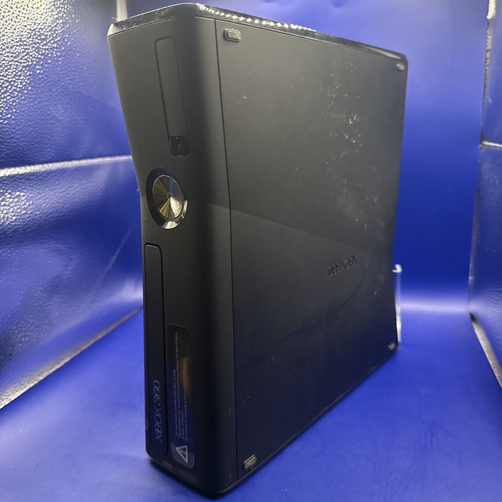 Microsoft Xbox 360 S 4GB Black Console, Open Box Complete in Box READ