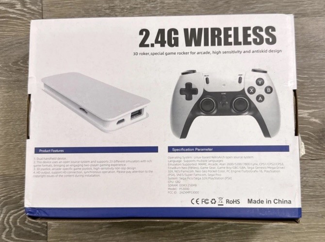 NEW SJGAM 2.4G Wireless M15 Plus Game 2 Wireless Controllers 3D Rockers Arcade