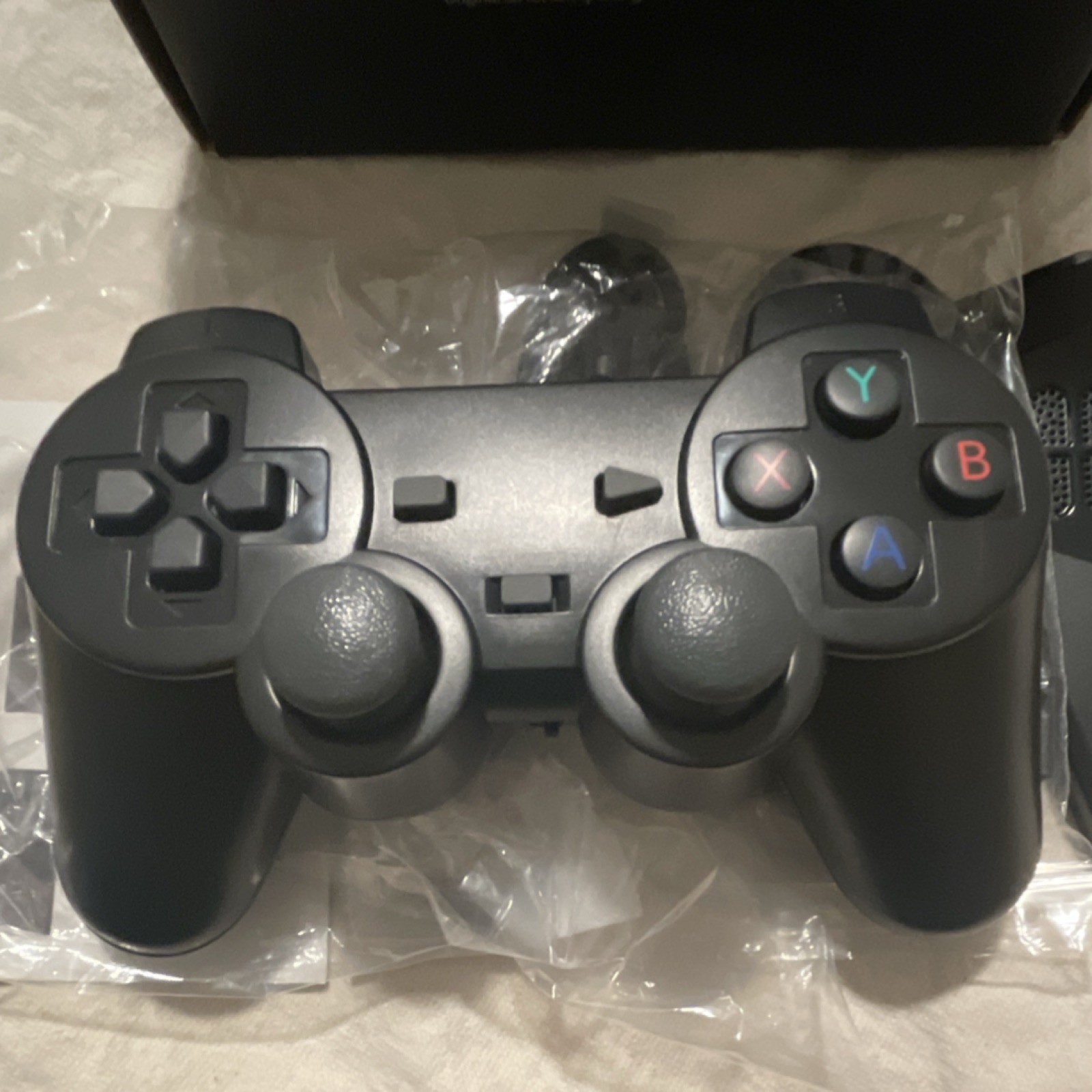 2.4G Wireless Controller Gamepad Lite Microconsole Black HDMI USB Classic Games