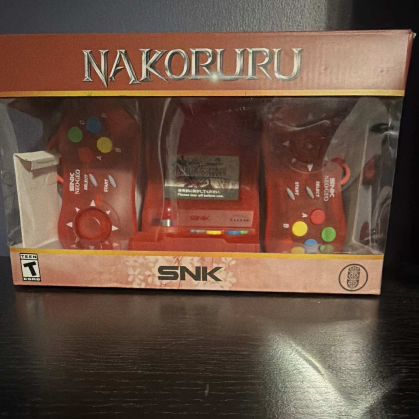 SNK NEOGEO Mini Nakoruru Samurai Shodown Microconsole Red HDMI Includes 40 Games