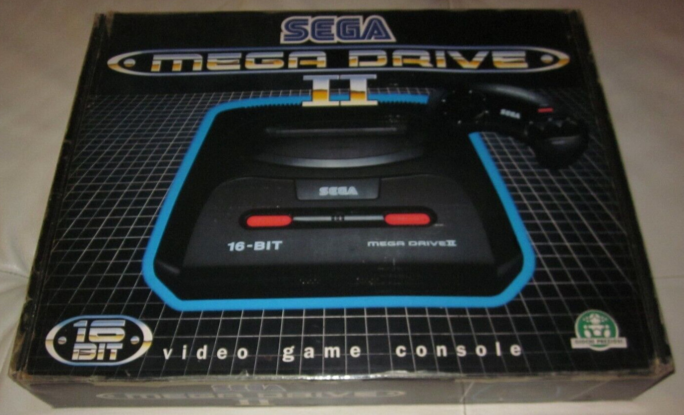 SEGA MEGA DRIVE II-PAL-PRECIOUS GAMES-BOXED-COMPLETE-EXCELLENT-RARE