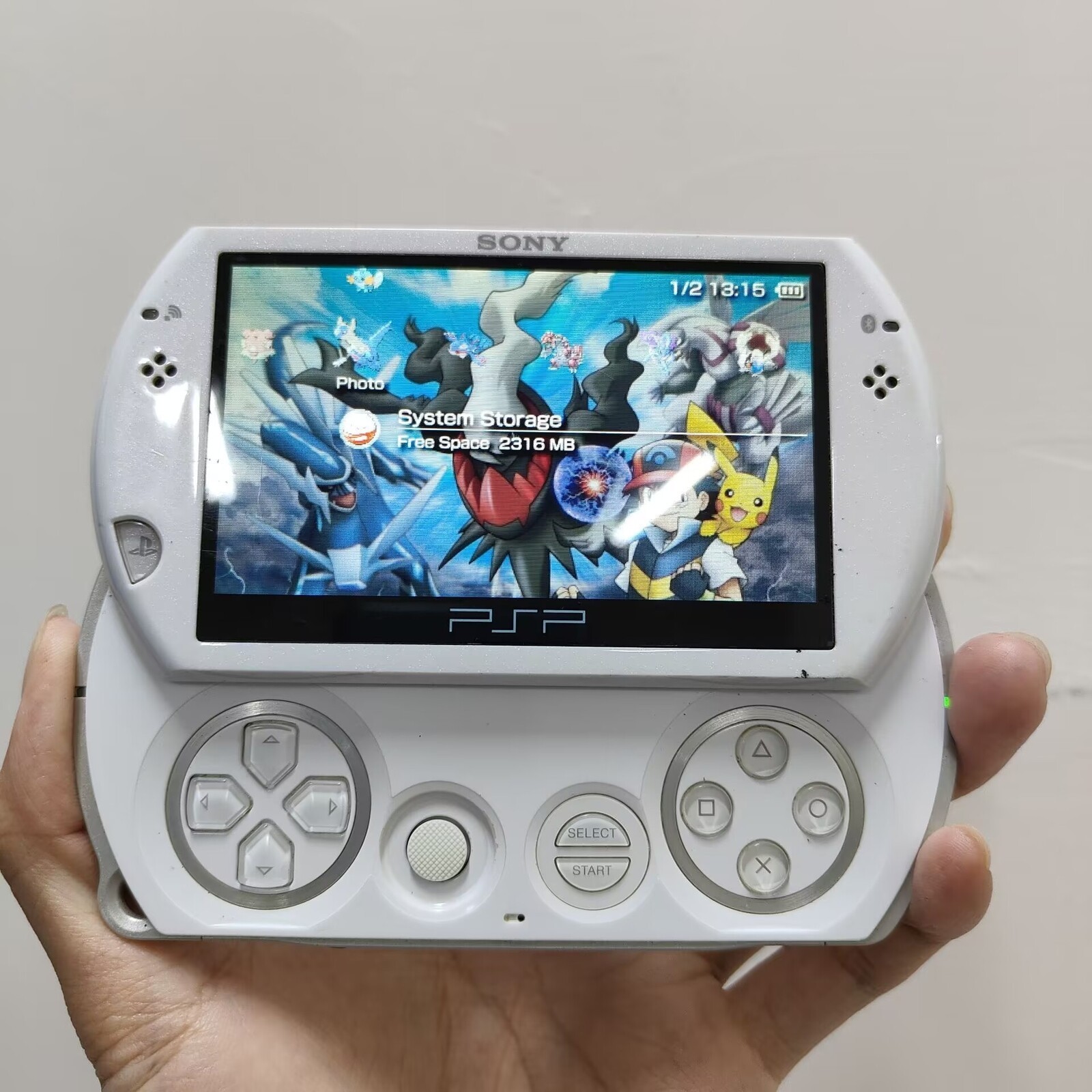 Sony PSP GO PlayStation PortableGo Piano Pearl White Console 85-90% New