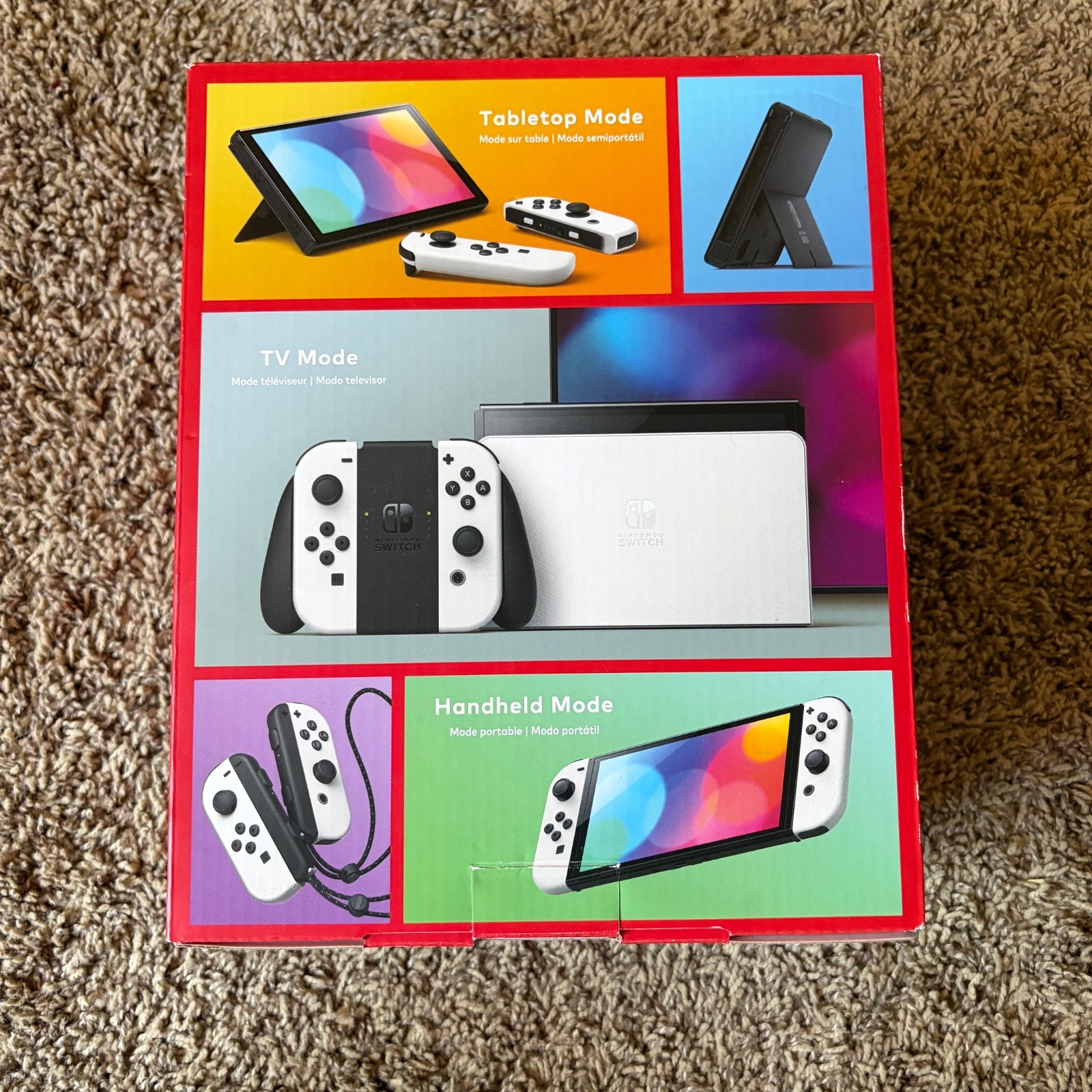 Nintendo Switch OLED 64GB Handheld Console – White with Case & All Accessories