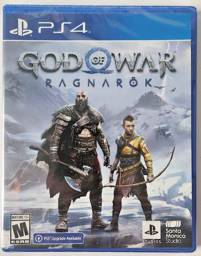 God of War: Ragnarok PS4 Brand New Game (2022 Action Adventure)