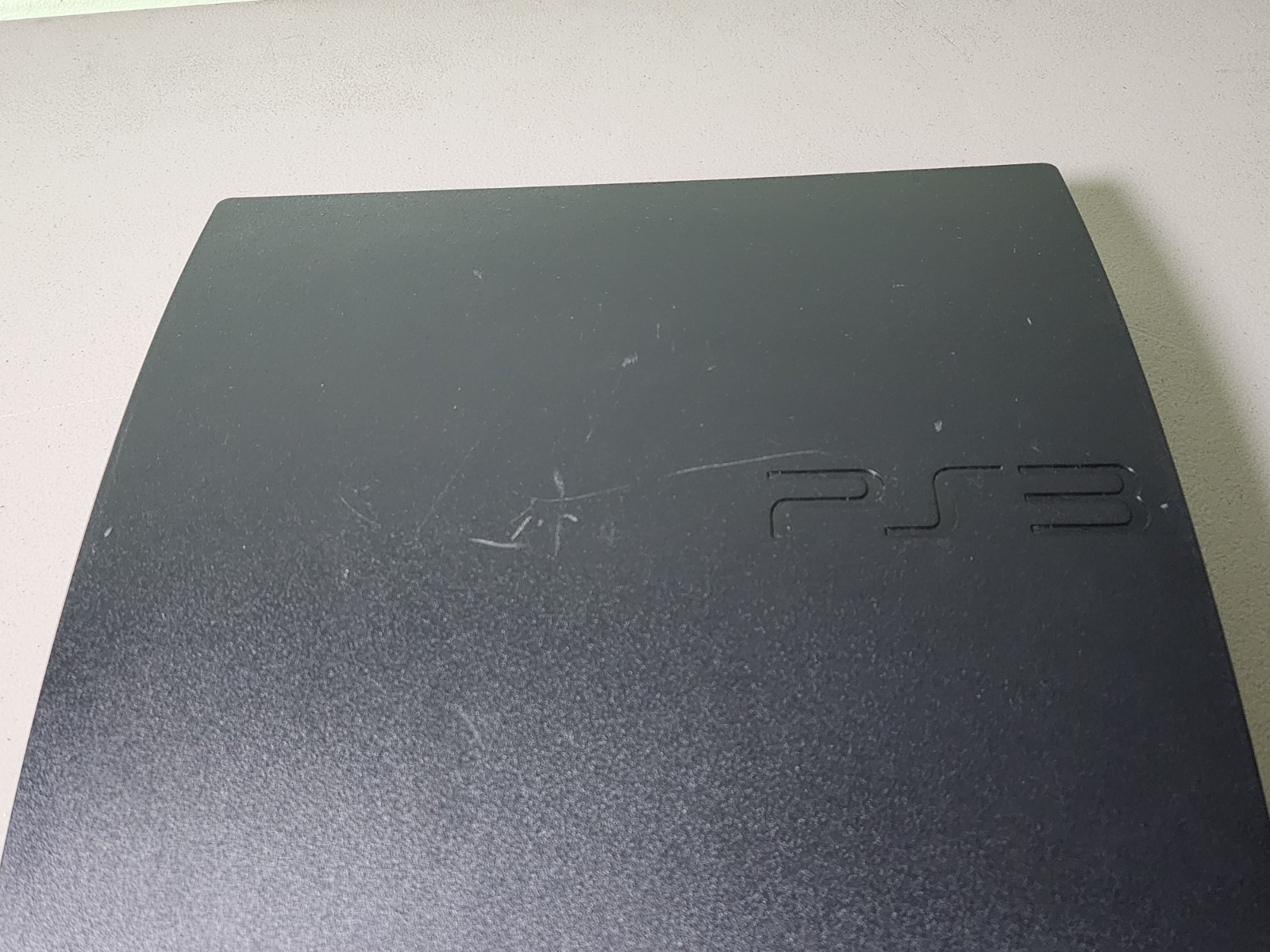 Sony PlayStation 3 PS3 Slim CECH-2001A Black Console Only Tested Works