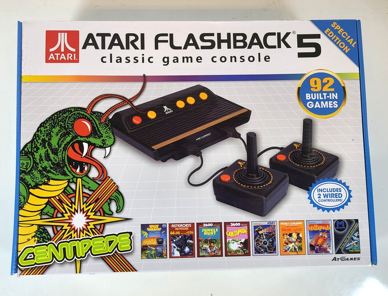 Atari Flashback 5 Classic Game Console AR2660 W / 92 Games ~ Complete