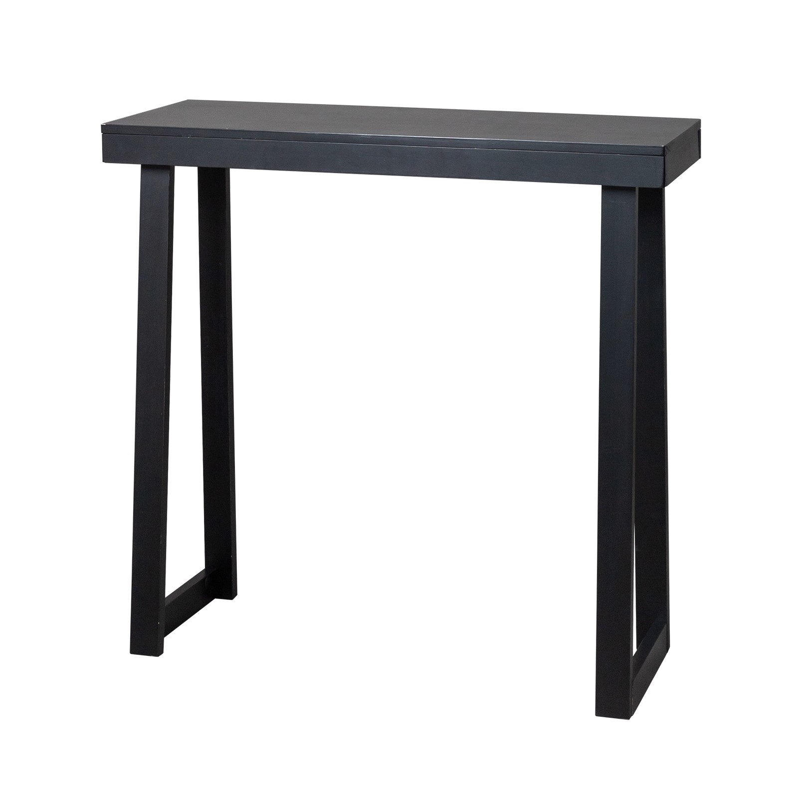 Wood Console Table Sofa Table Entryway Table for Hallway Living Room Black