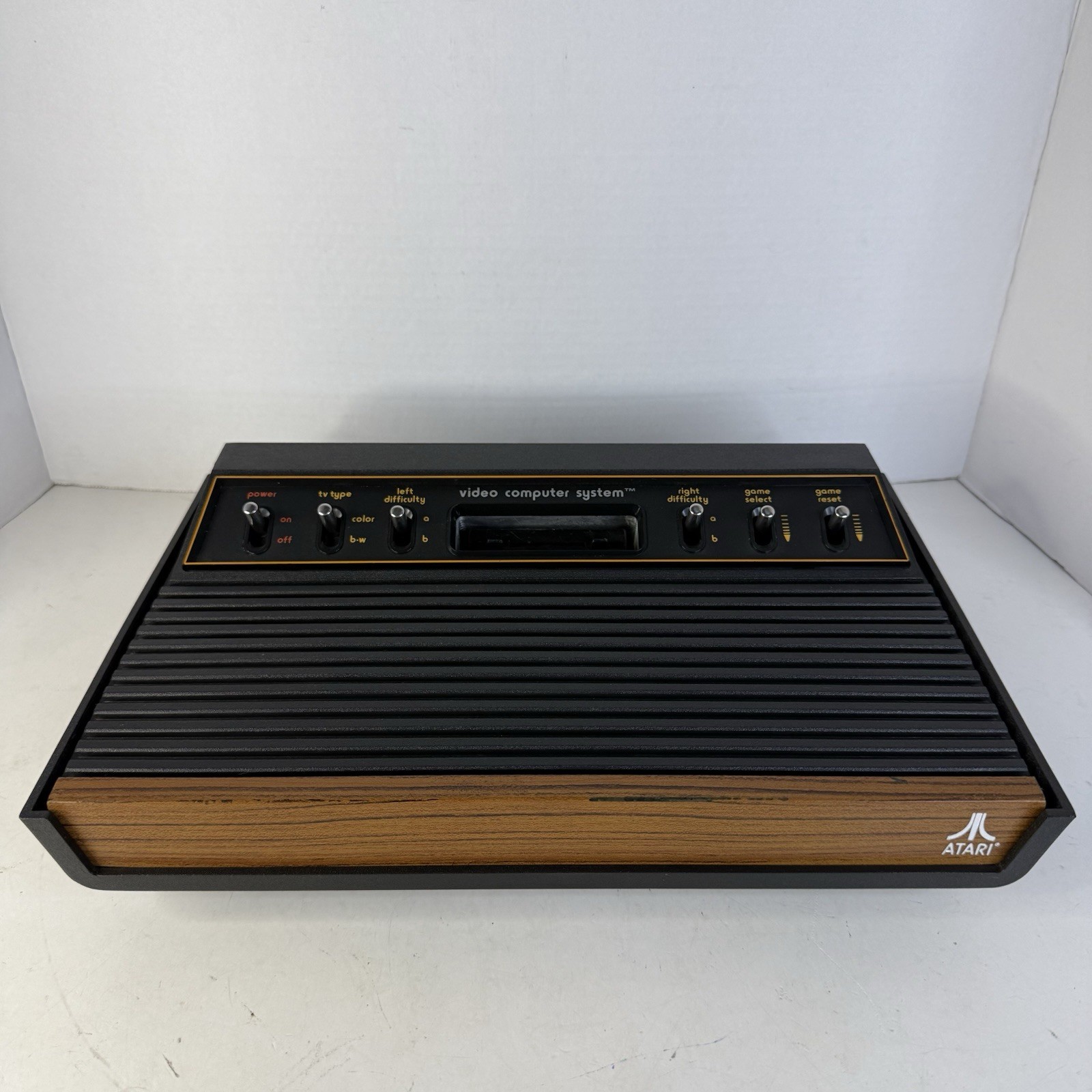 ATARI CX-2600 Video Computer System Factory Reconditioned Box + 2 remotes WORKS!