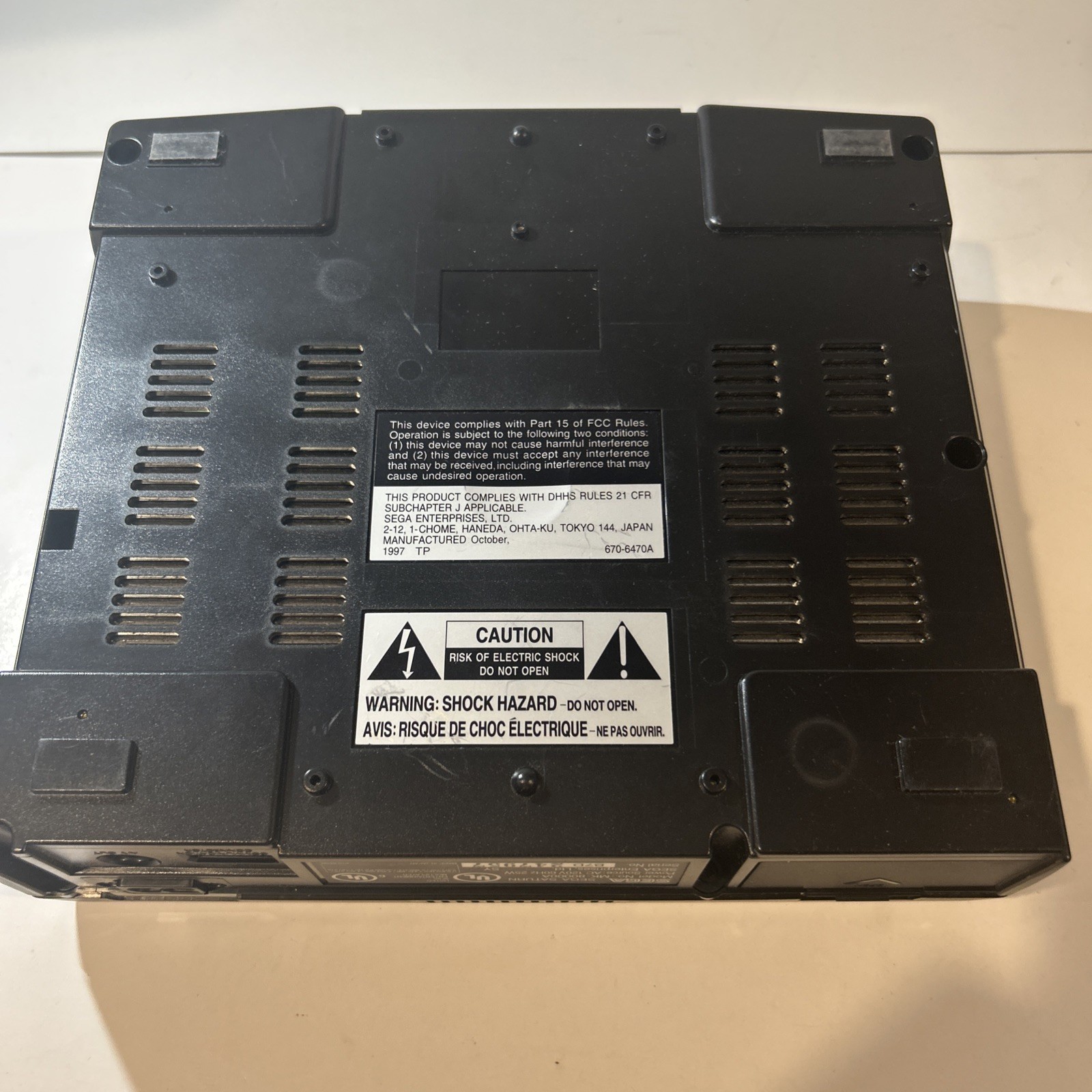 SEGA Saturn Console w/Box Tested Working System W/ Controller! See Pics