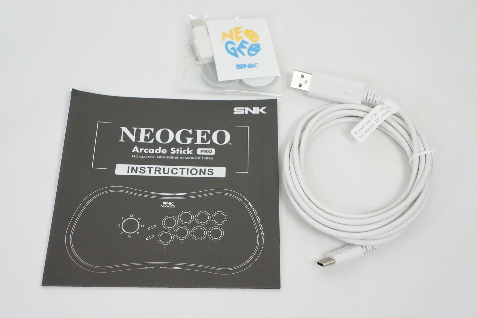 NEOGEO mini ARCADE STICK PRO Fighting Stick Controller SNK Official Ref/007