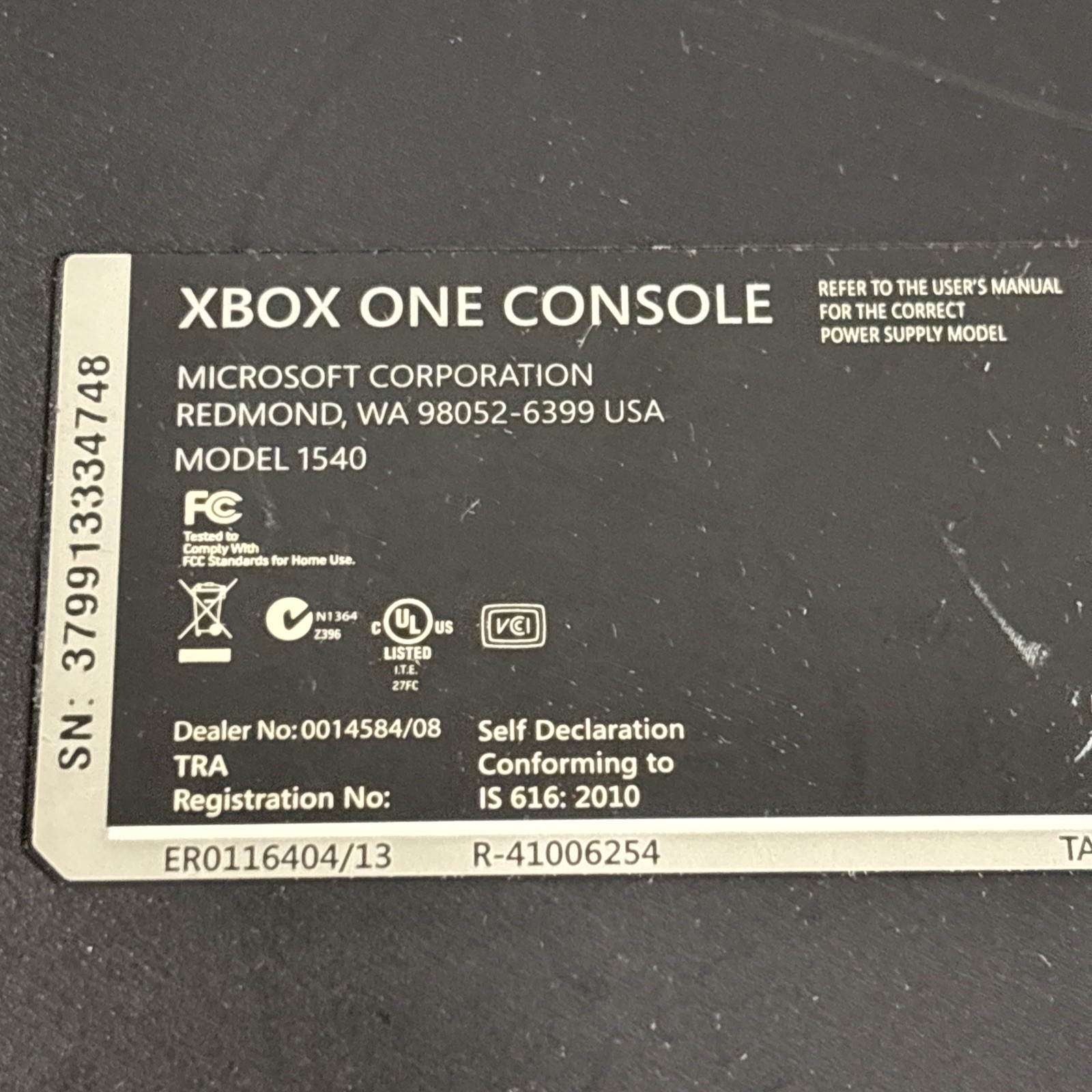 Microsoft Xbox One 500GB Console Only – UNTESTED – Black Consider For Parts🔥