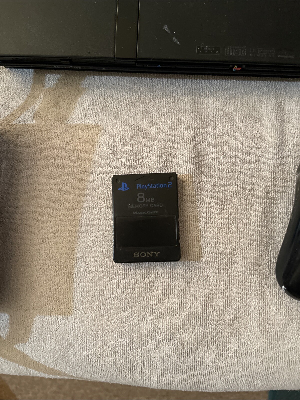 Sony PlayStation 2 Slim Console (SCPH-70012) Cords Controller Memory Card & HDD