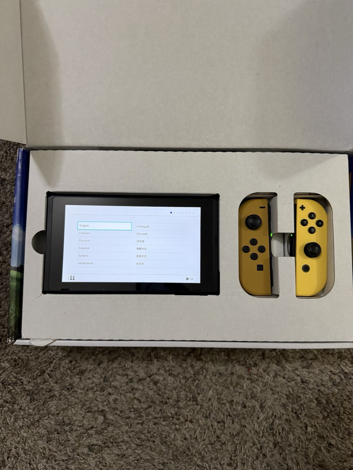 Nintendo Switch Pikachu & Eevee Edition + Pokeball – No Game Code